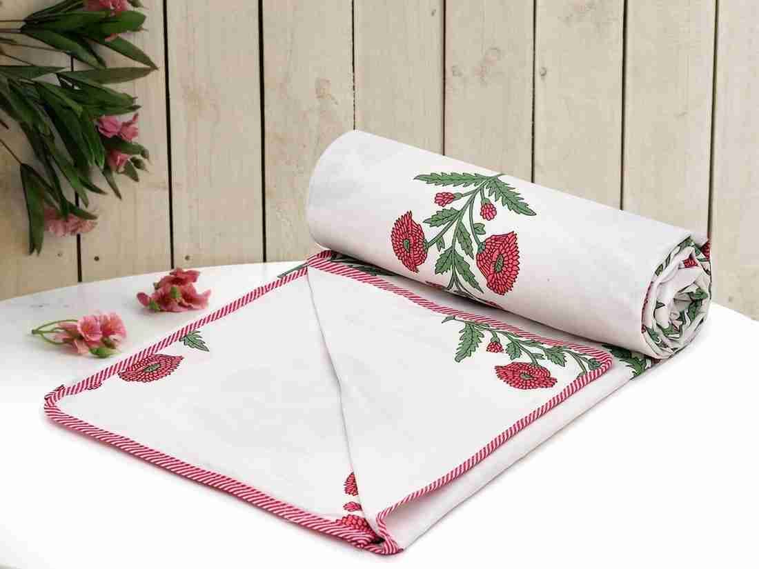 Hand Block Printed Cotton Jaipuri Dohar