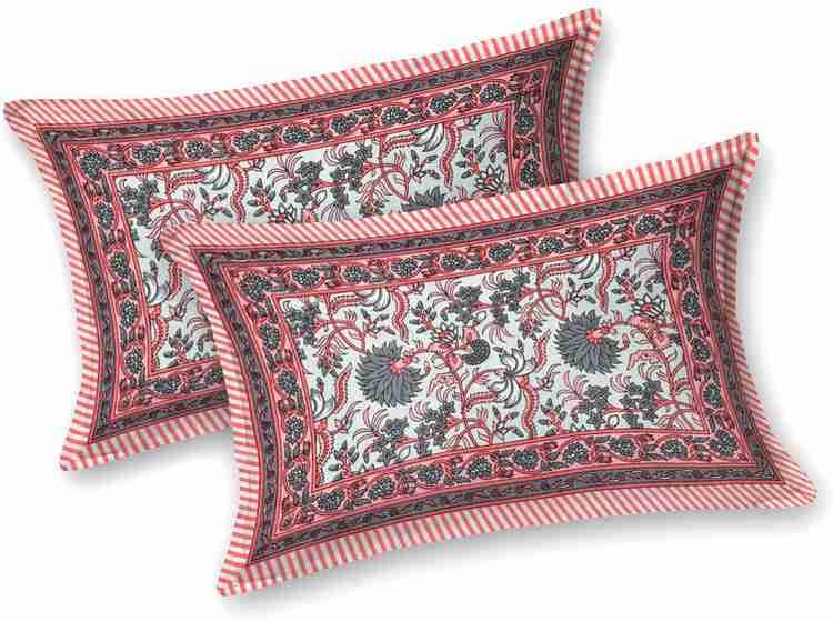 Cotton Printed  Bed Sheet with 2 Pillow Covers