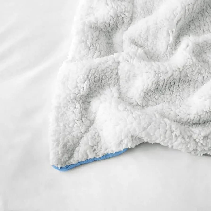 Cozy Reversible Fleece Throw Blanket