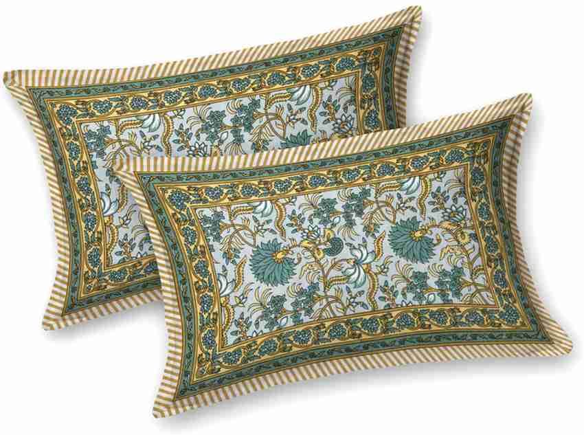 Cotton Printed  Bed Sheet with 2 Pillow Covers