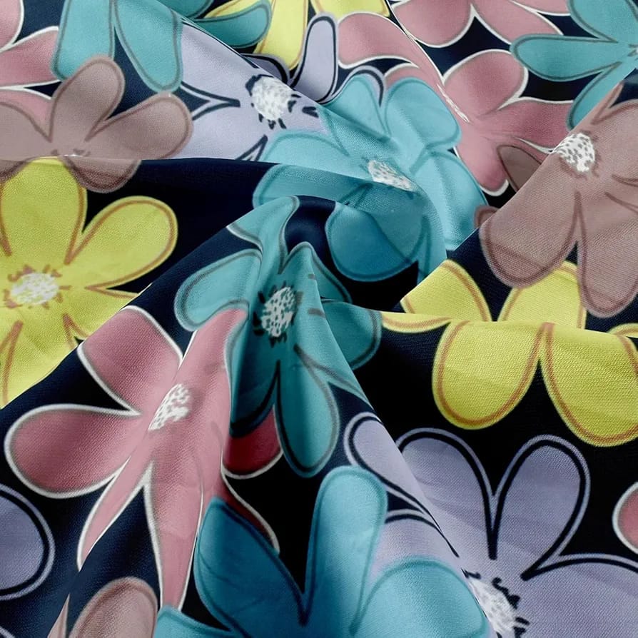 Floral Printed Cotton Bed Sheet with 2 Pillow Covers
