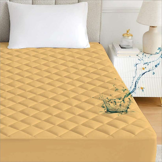 Quilted Fitted microfiber Waterproof Mattress Protector