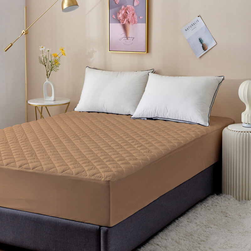 Quilted Fitted microfiber Waterproof Mattress Protector