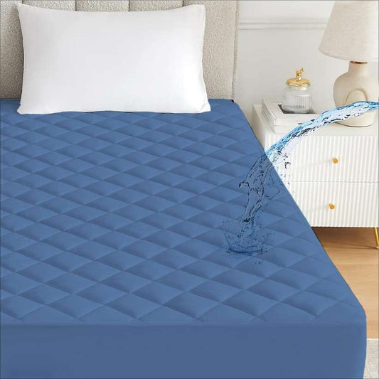 Quilted Fitted microfiber Waterproof Mattress Protector