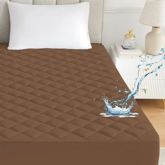 Quilted Fitted microfiber Waterproof Mattress Protector