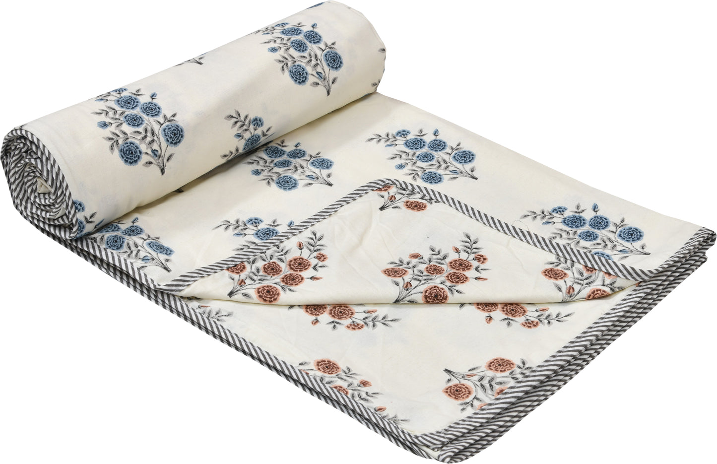 Hand Block Printed Cotton Jaipuri Dohar