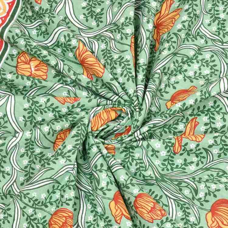 Cotton Printed  Bed Sheet with 2 Pillow Covers