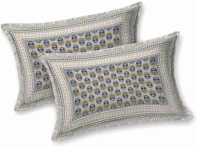 Cotton Printed  Bed Sheet with 2 Pillow Covers