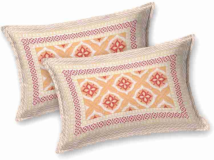 Cotton Printed  Bed Sheet with 2 Pillow Covers