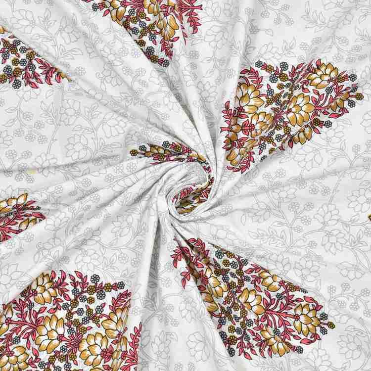 Cotton Printed  Bed Sheet with 2 Pillow Covers