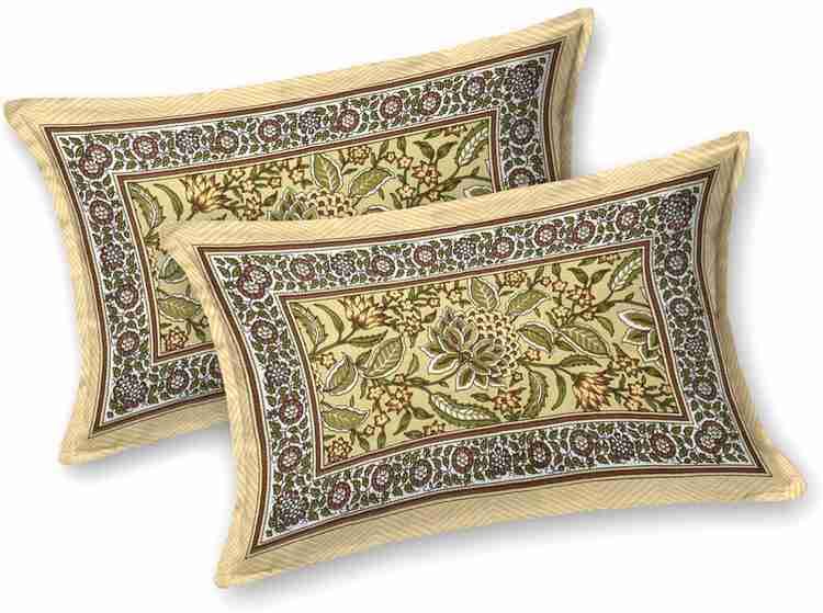 Cotton Printed  Bed Sheet with 2 Pillow Covers