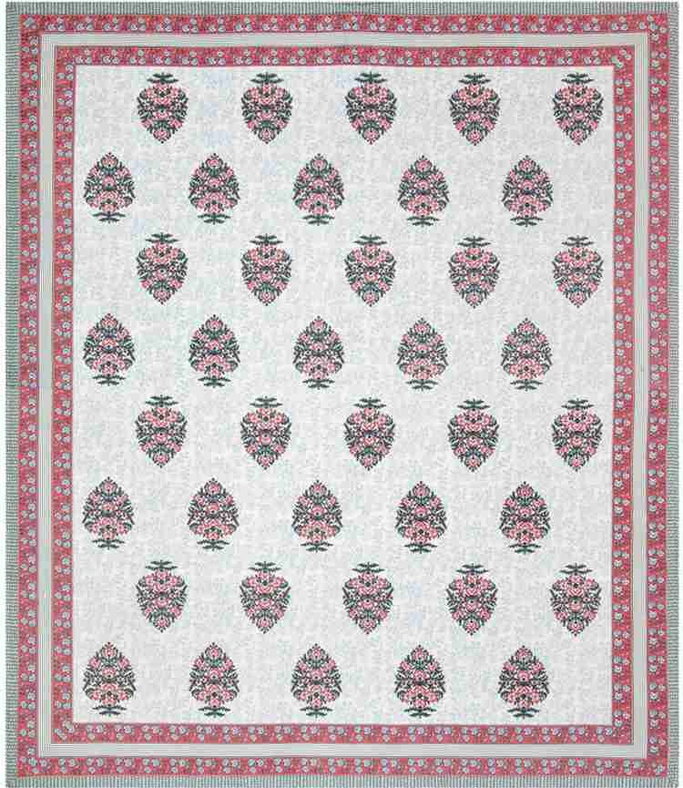 Cotton Printed  Bed Sheet with 2 Pillow Covers