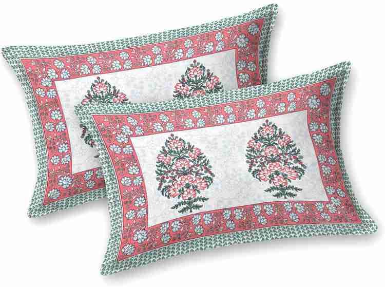 Cotton Printed  Bed Sheet with 2 Pillow Covers