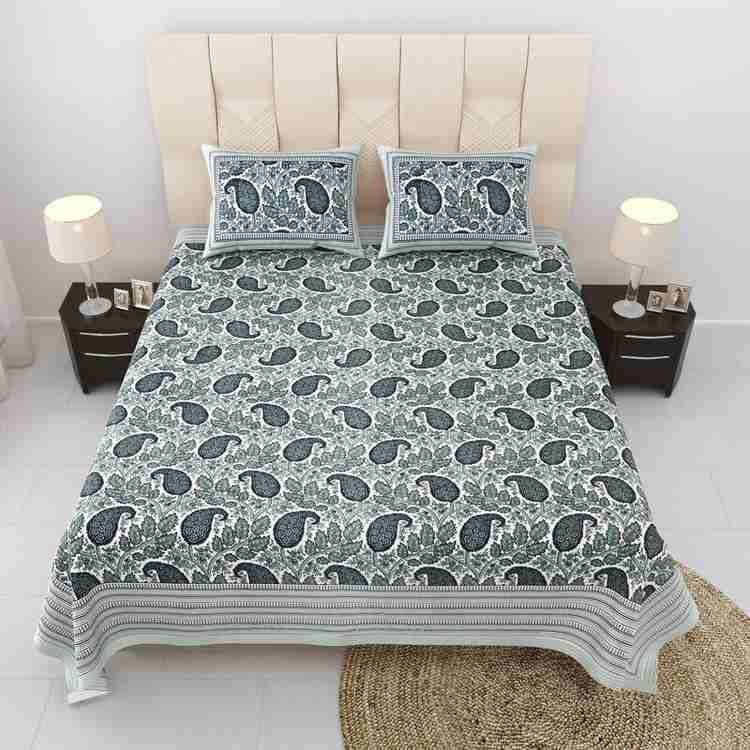 Cotton Printed  Bed Sheet with 2 Pillow Covers