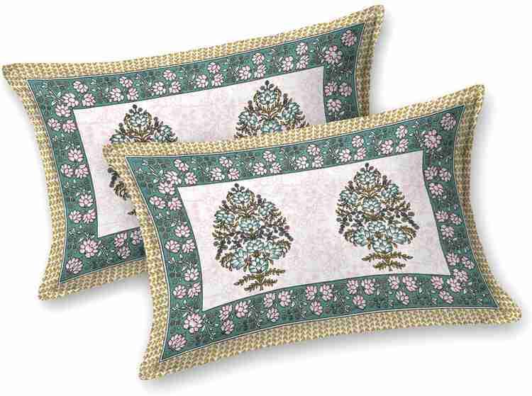 Cotton Printed  Bed Sheet with 2 Pillow Covers