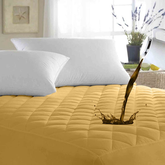 Quilted Fitted microfiber Waterproof Mattress Protector