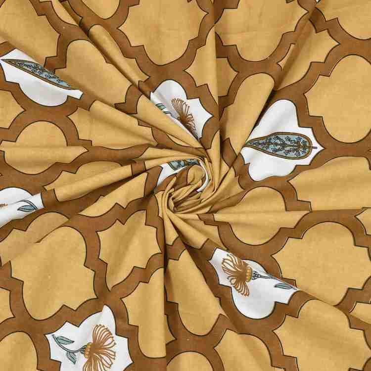 Cotton Printed  Bed Sheet with 2 Pillow Covers
