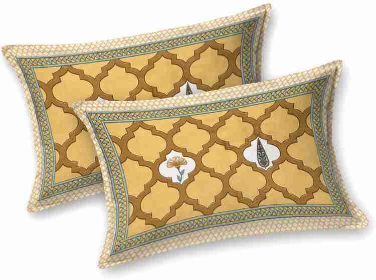 Cotton Printed  Bed Sheet with 2 Pillow Covers