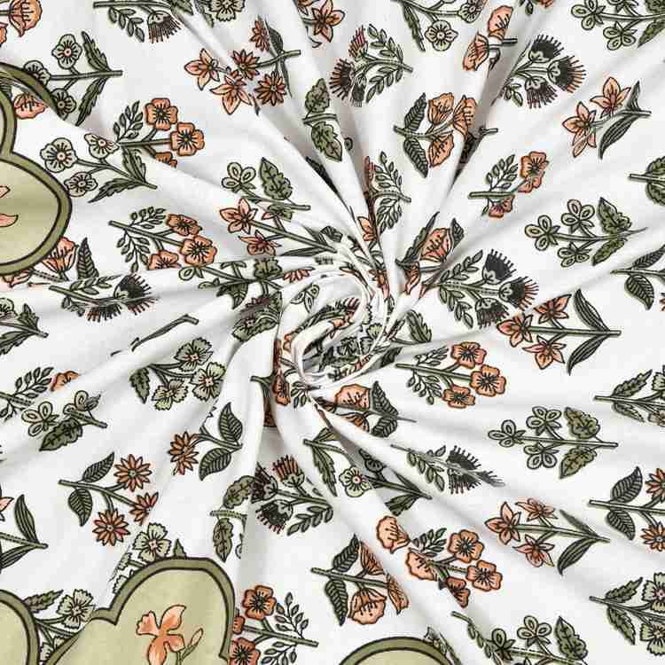 Cotton Printed  Bed Sheet with 2 Pillow Covers